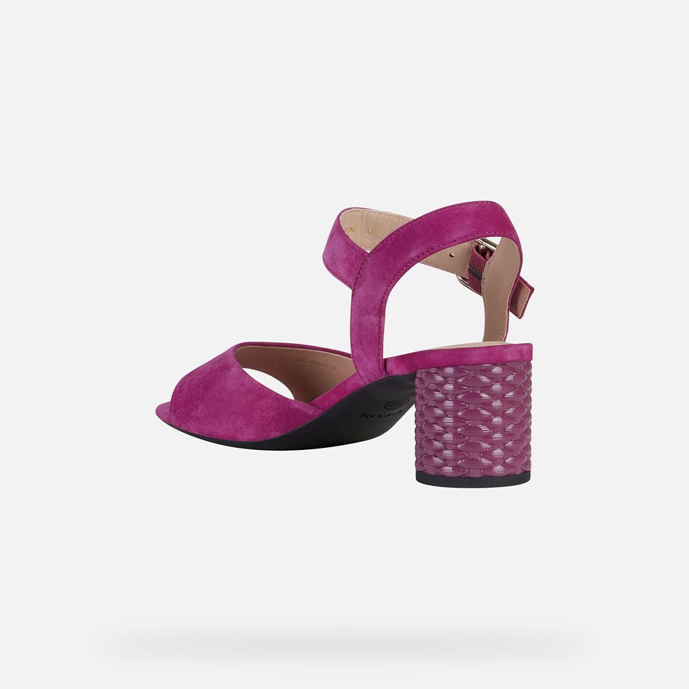 Geox Bayan Sandalet Pembe - Ortensia - ALE-673124